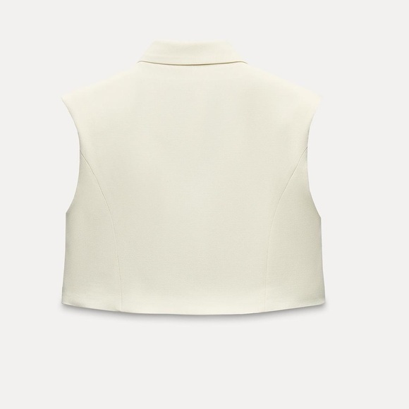 ZARA SHORT FLAP VEST - Picture 5 of 9